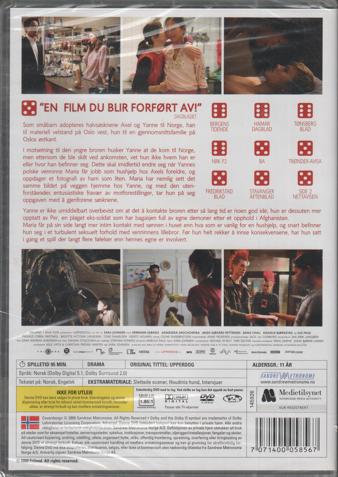 Upperdog. 2009. DVD. Ny i plast!