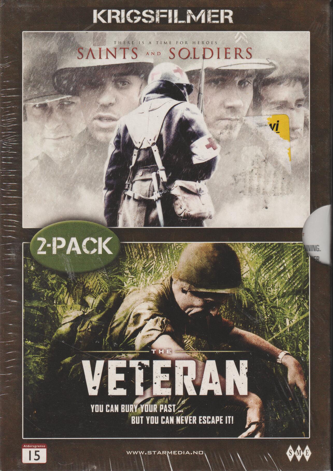 Saints and Soldiers / The Veteran (2-pack). 2003/2006. DVD. Ny i plast!