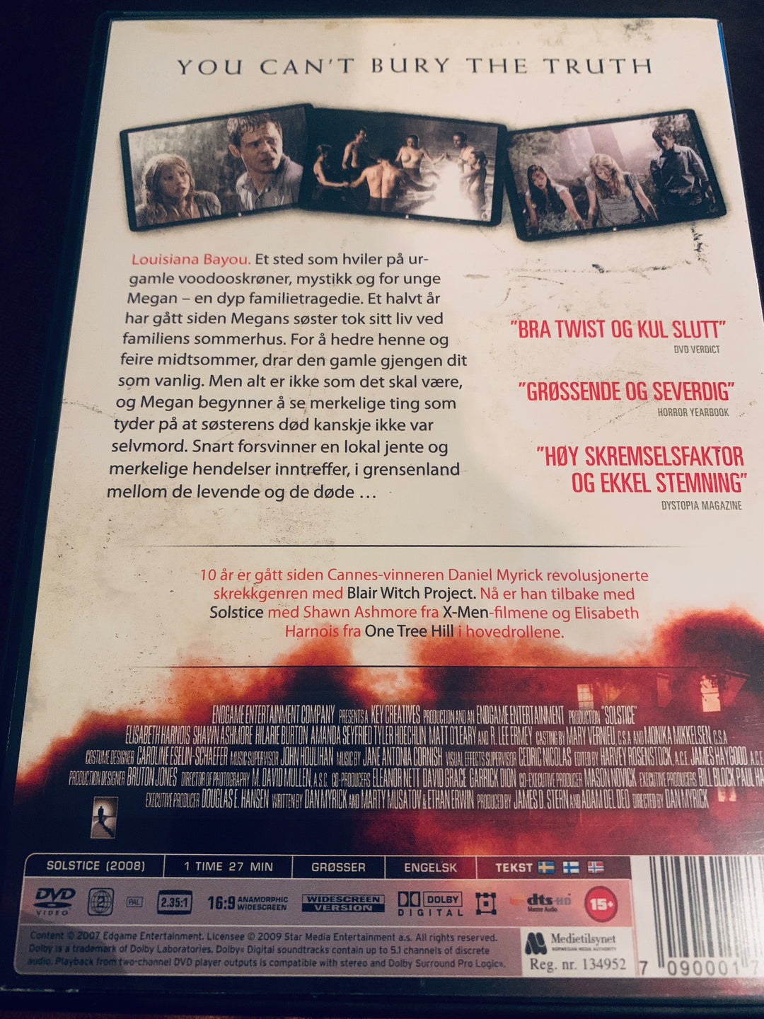 Solstice: Blodrød sommer (2008). DVD.