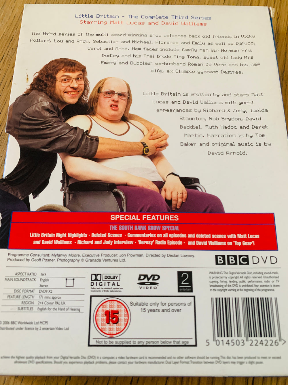 Little Britain: The Complete Third Series (2005). DVD.