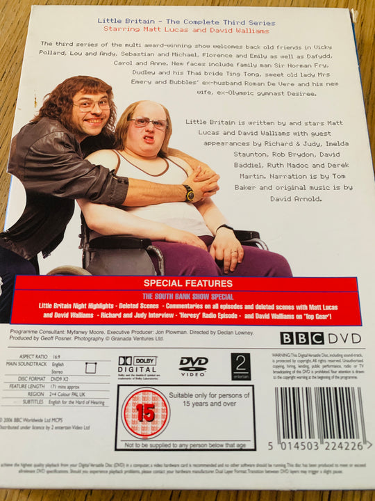 Little Britain: The Complete Third Series (2005). DVD.