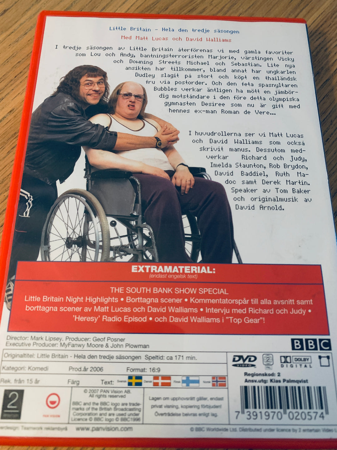 Little Britain: Hela den tredje säsongen (2005). DVD.