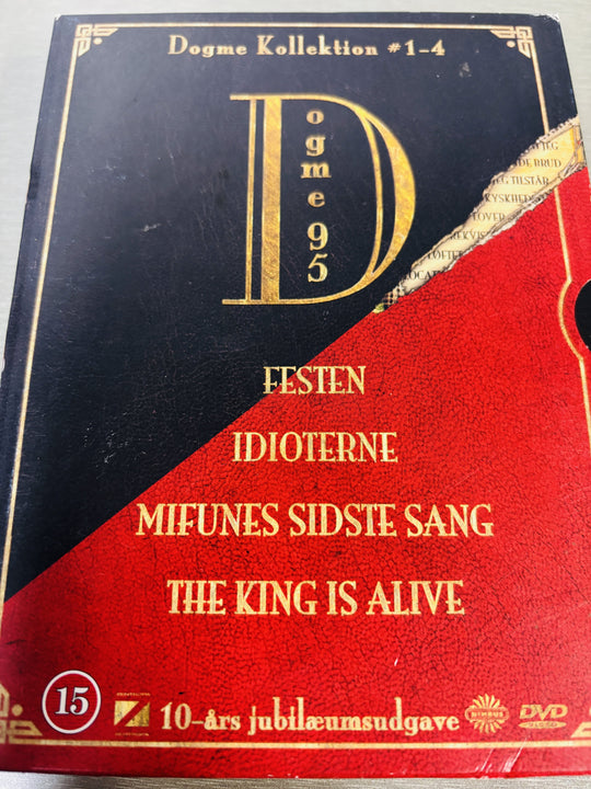 Dogme Kollektion #1-4 (10-års jubilæumsudgave) / 2005. DVD samleboks.