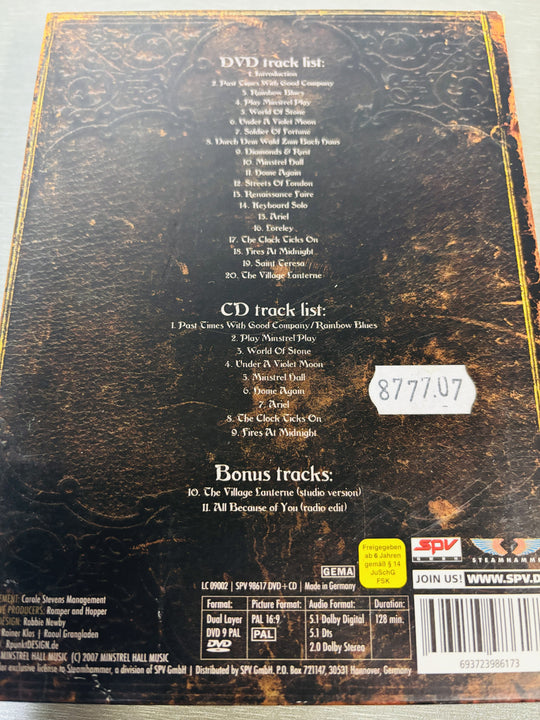 Blackmore's Night: Paris Moon / 2007. DVD samleboks.