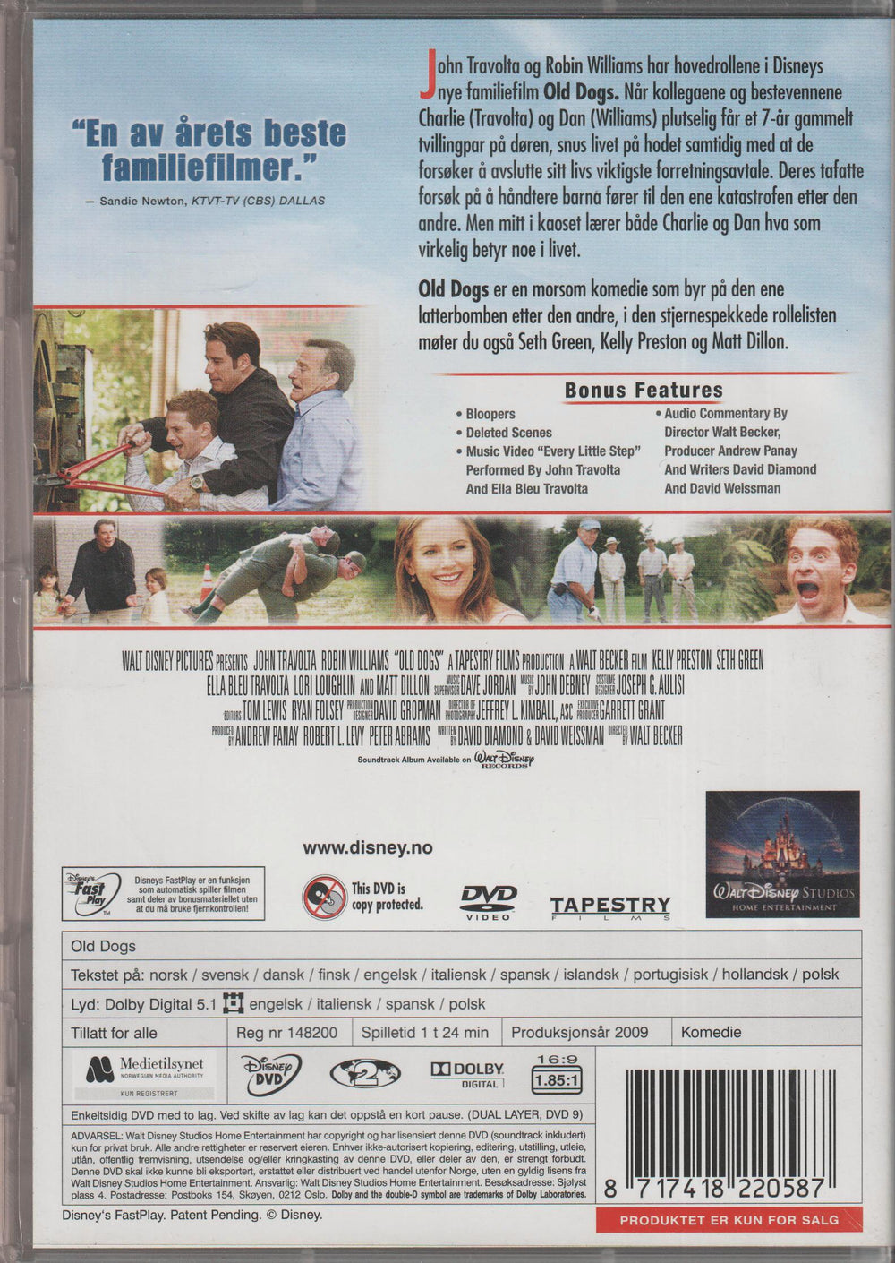 Old Dogs (2009). DVD.