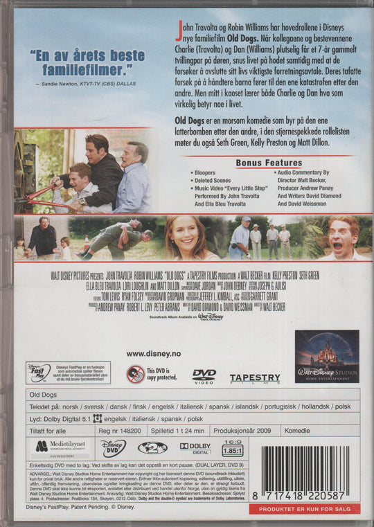 Old Dogs (2009). DVD.