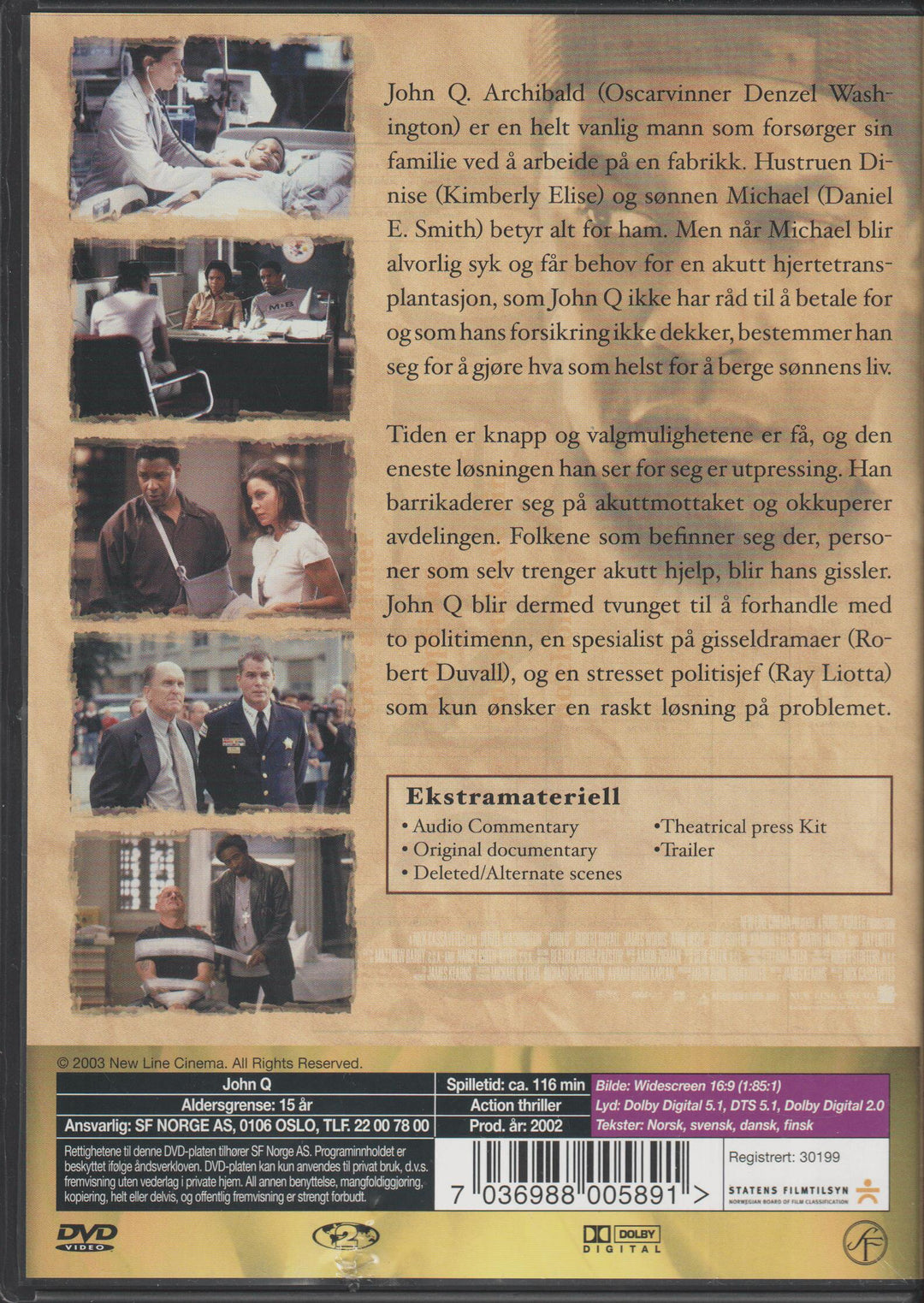 John Q. (2002). DVD.