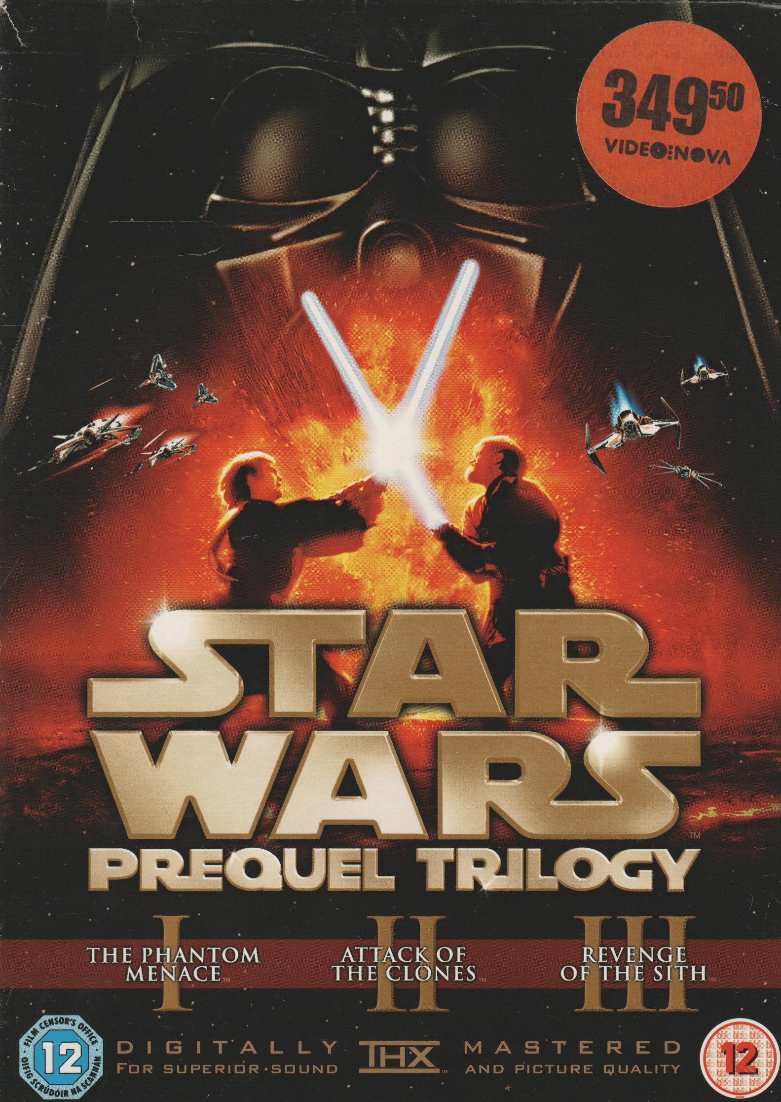 Star Wars: Prequel Trilogy (2005). DVD.