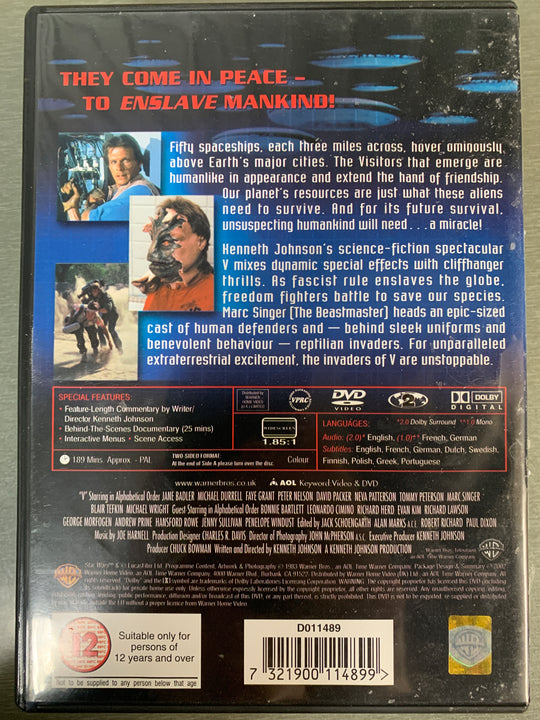 V: The Original Mini Series (1983). DVD.