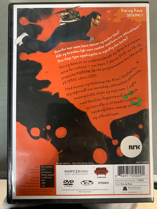 Kos og kaos – Sesong 1 (2007). DVD.