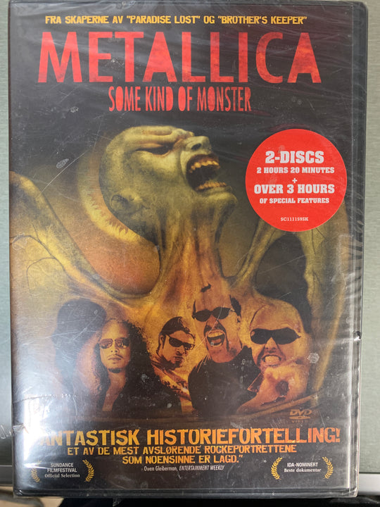 Metallica: Some Kind of Monster (2004). DVD. Ny i plast!