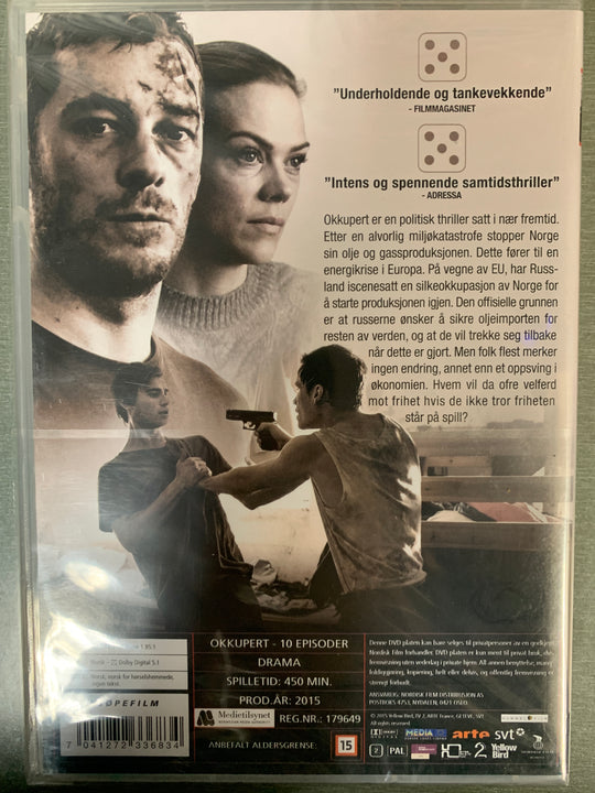Okkupert: Sesong 1 (2015). DVD. Ny i plast!