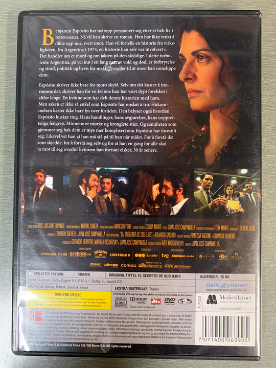 Hemmeligheten i deres øyne. DVD. Ny i plast!