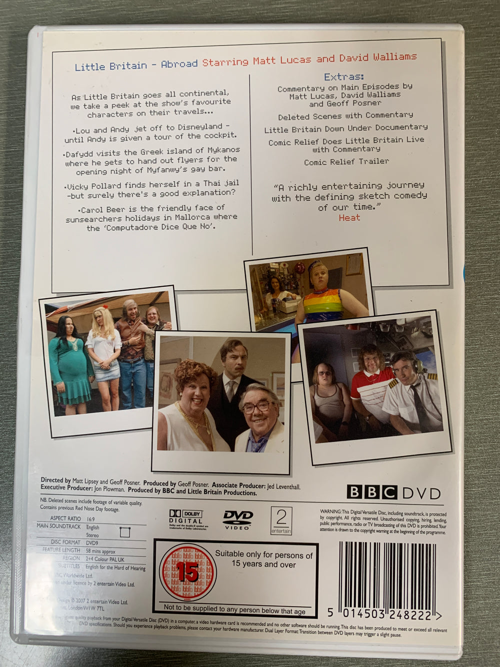 Little Britain - Abroad. DVD. Ny i plast!