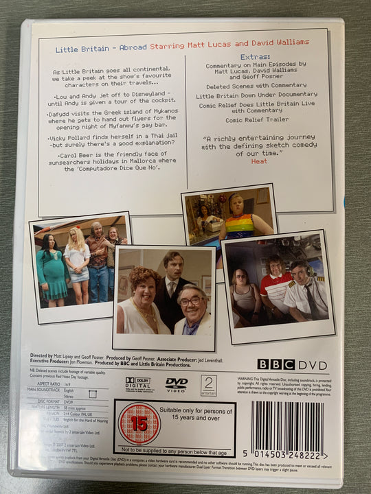 Little Britain - Abroad. DVD. Ny i plast!
