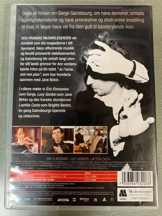 Gainsbourg: Artist – Ikon – Rebell (2010). DVD.