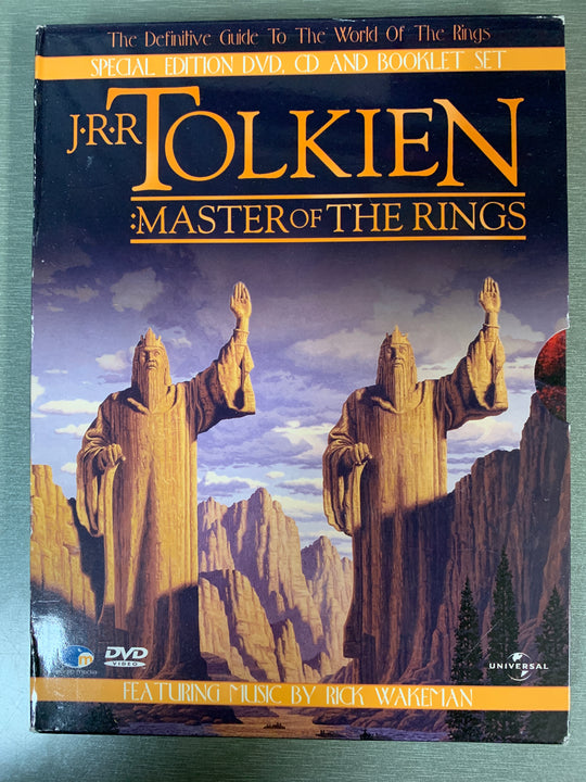 J.R.R. Tolkien: Master of the Rings (2002). DVD/CD/Boksett.