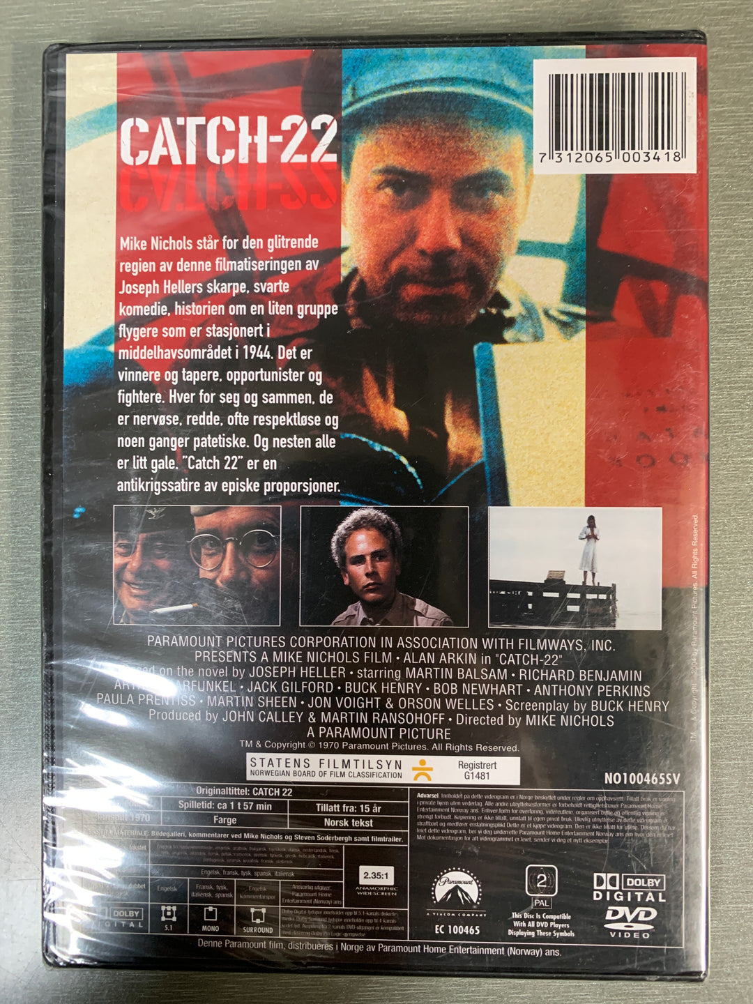 Catch-22 (1970). DVD.
