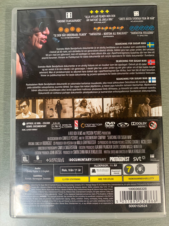 Searching for Sugar Man (2012). DVD.