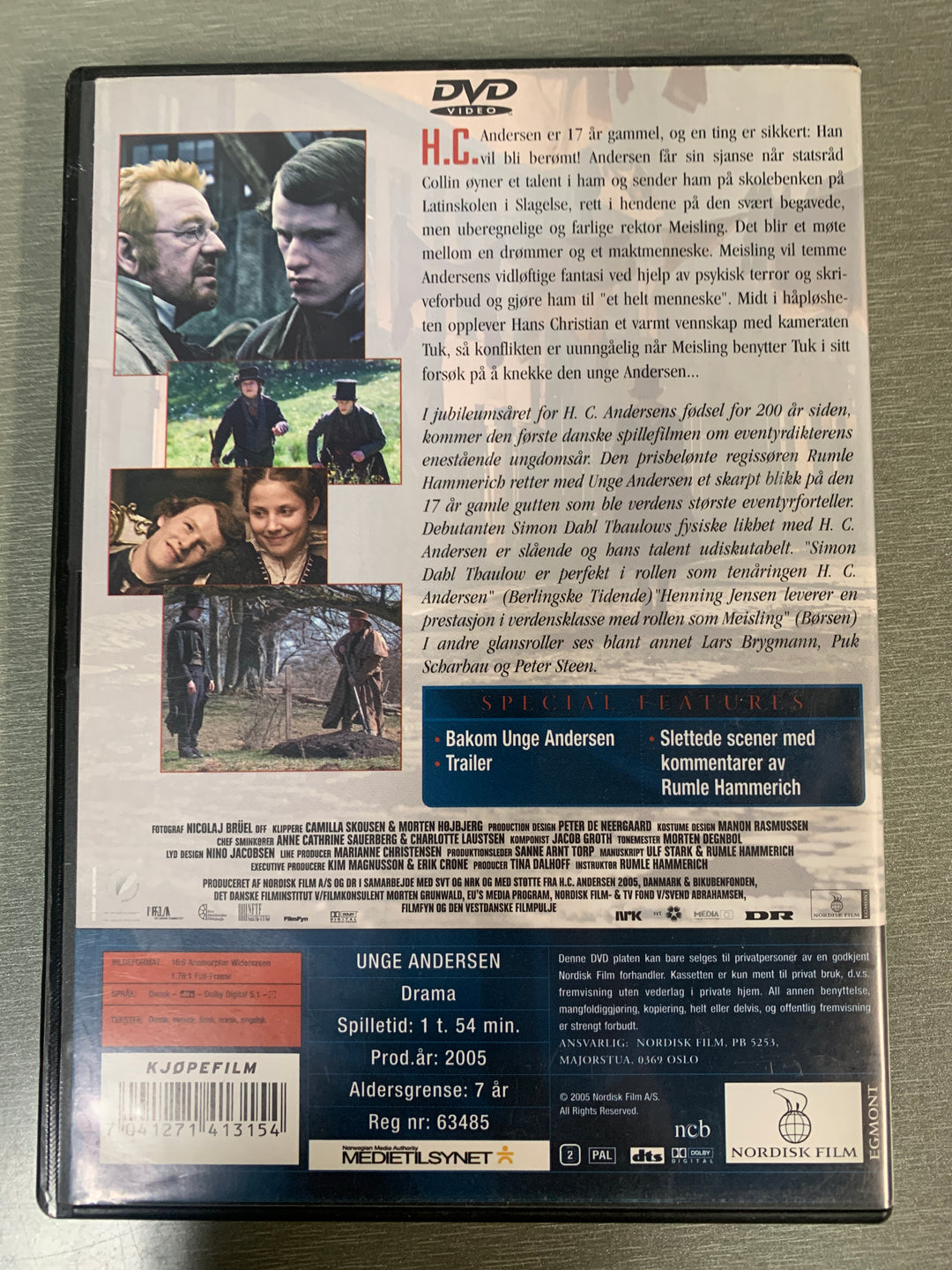 Unge Andersen (2005). DVD.