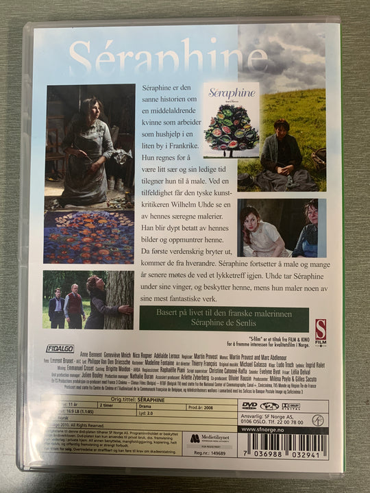 Séraphine (2008). DVD.