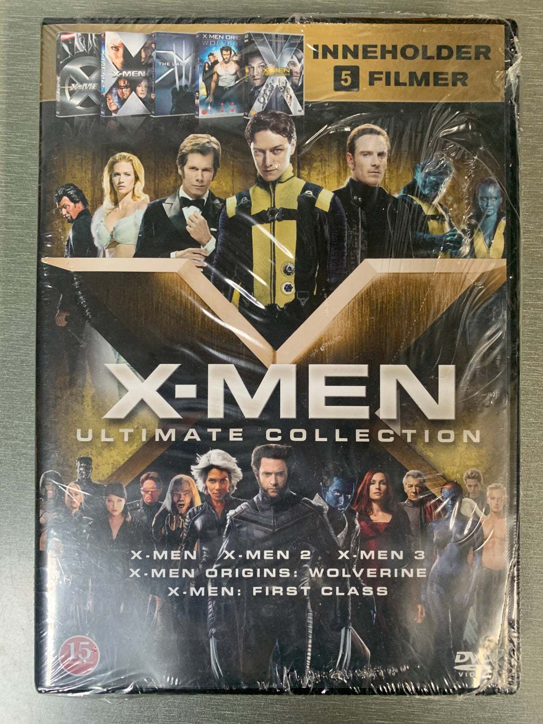 X-Men Ultimate Collection. DVD Box. Ny i plast.