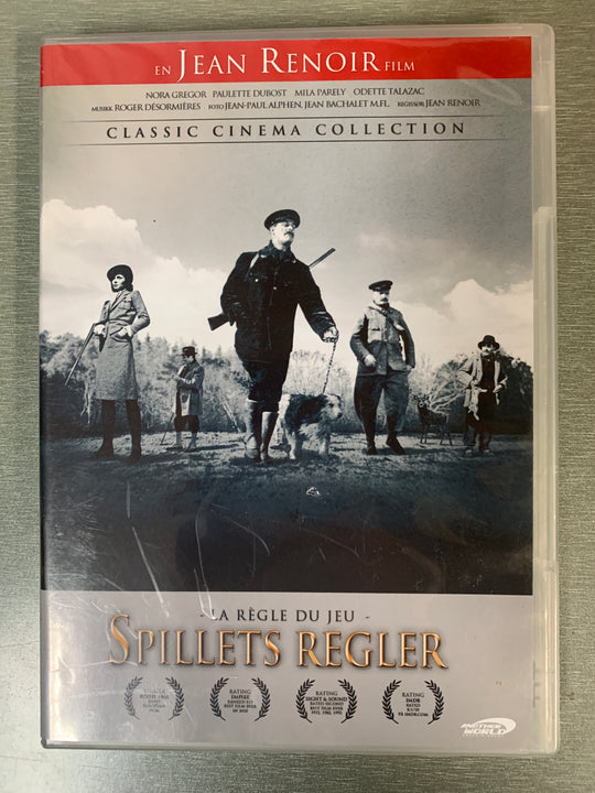 Spillets Regler / La Règle du Jeu (1939). DVD.