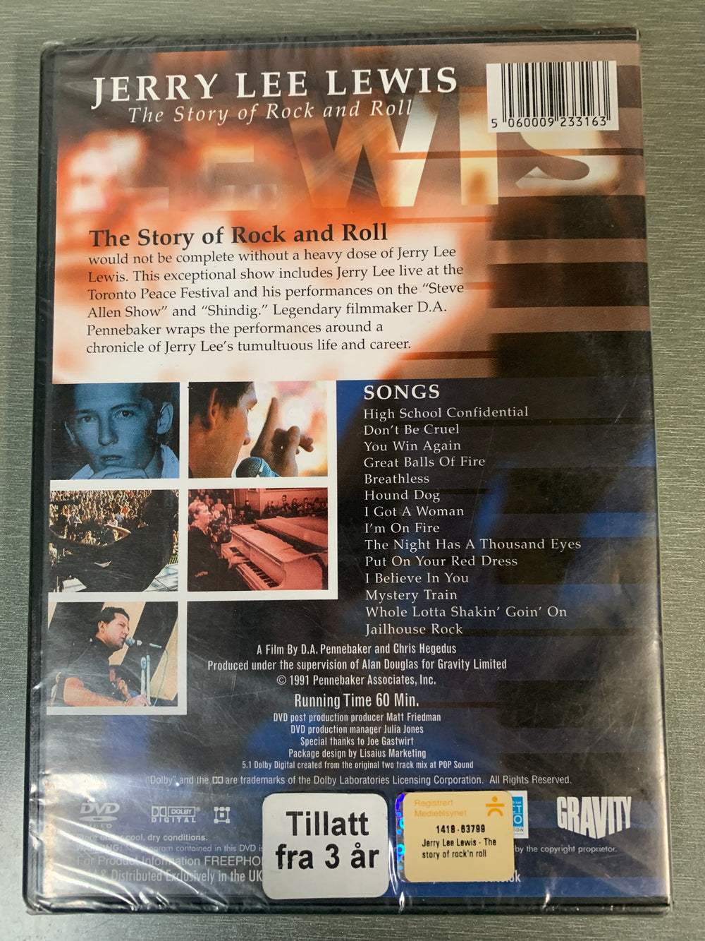 Jerry Lee Lewis: The Story of Rock and Roll. DVD. Ny i plast!