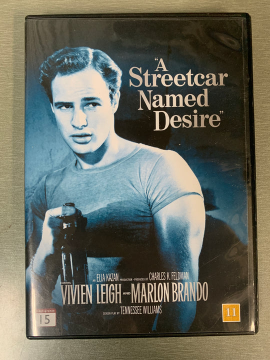 A Streetcar Named Desire / Sporvogn til begjær (1951). DVD.