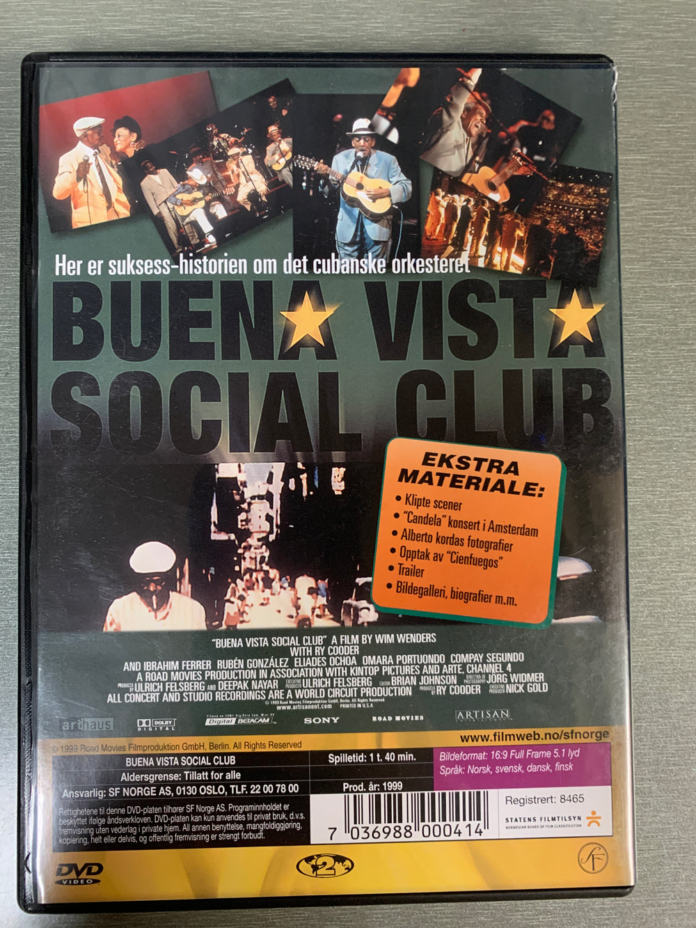 Buena Vista Social Club. 1999. DVD.