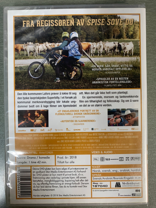 Amatører (2018). DVD.