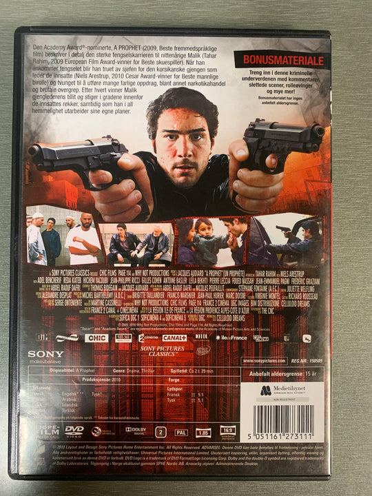 Profeten (2009). DVD.