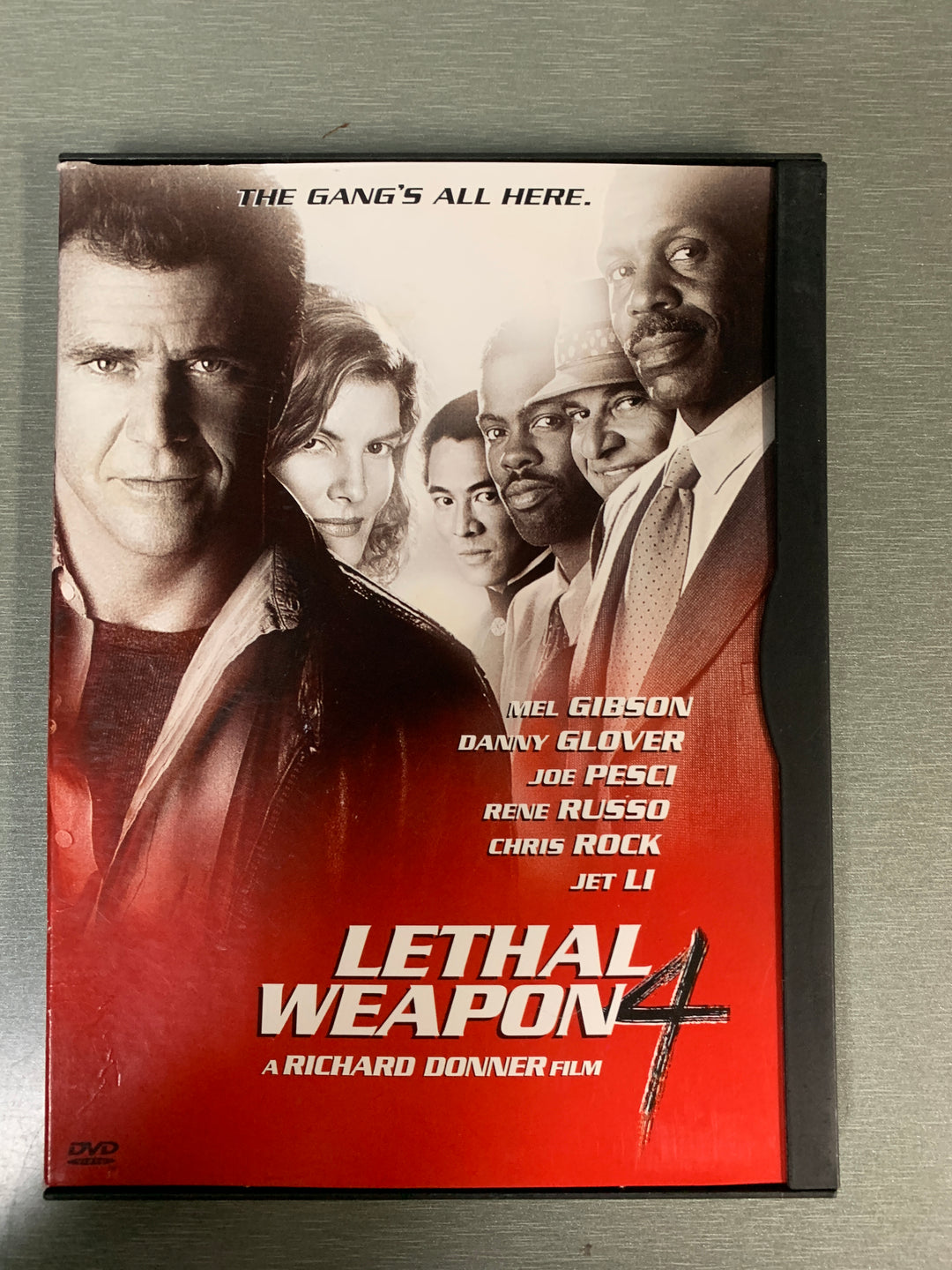 Dødelig våpen 4. DVD snapcase.