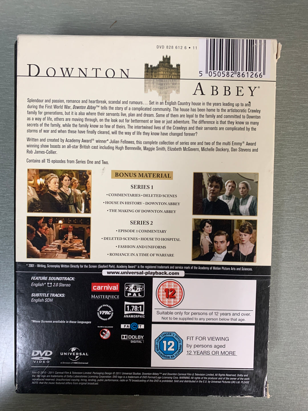 Downton Abbey: Sesong 1 & 2. DVD samleboks.