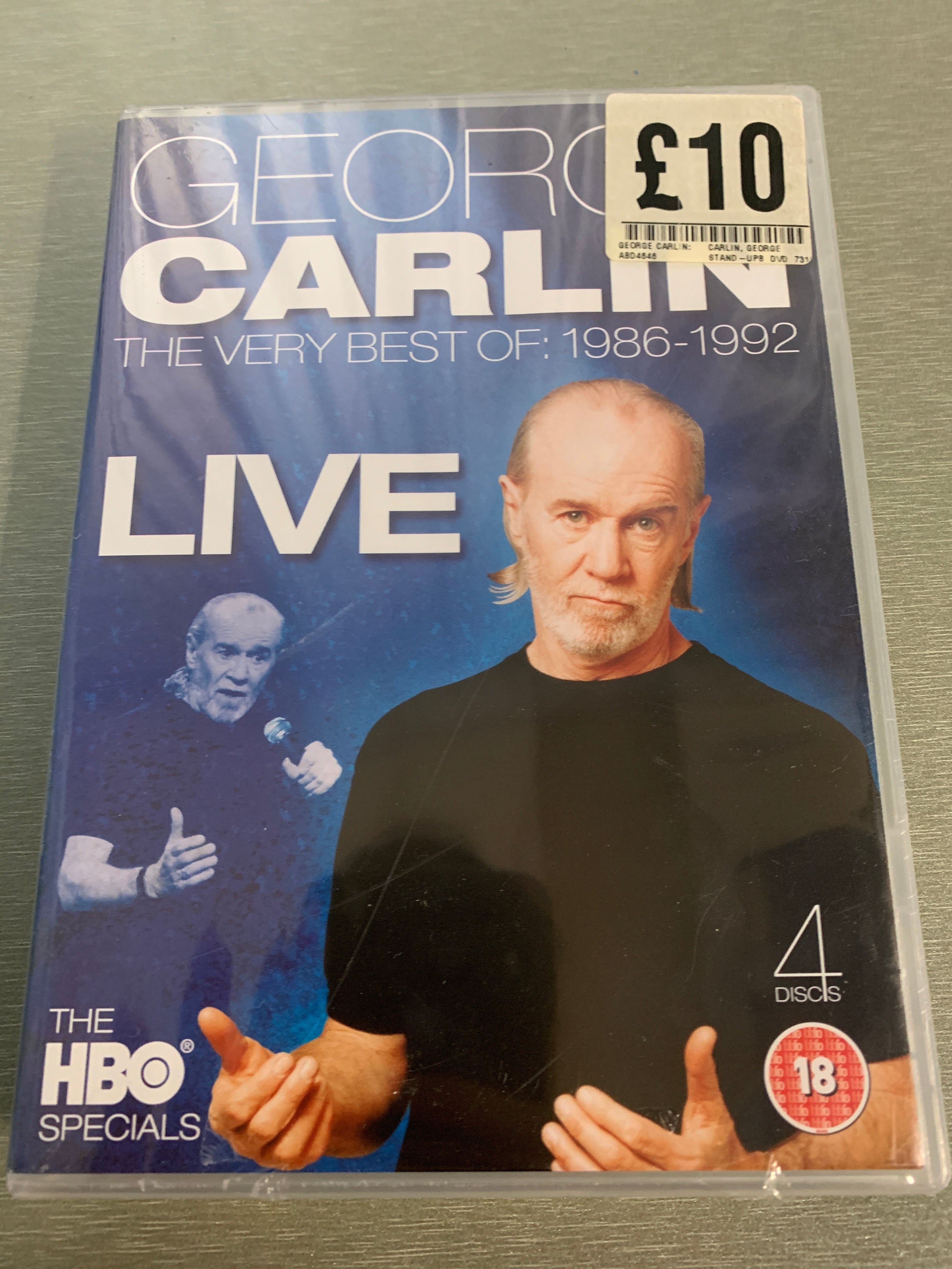 George Carlin Live: The Very Best Of 1986-1992 (2007). DVD.