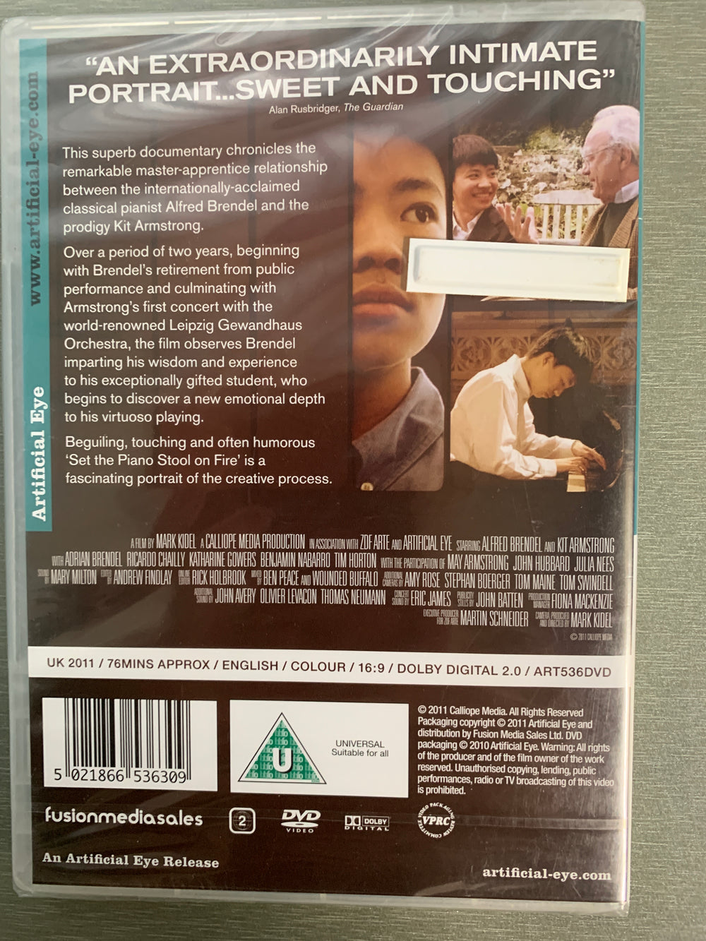 Set the Piano Stool on Fire (2011). DVD.