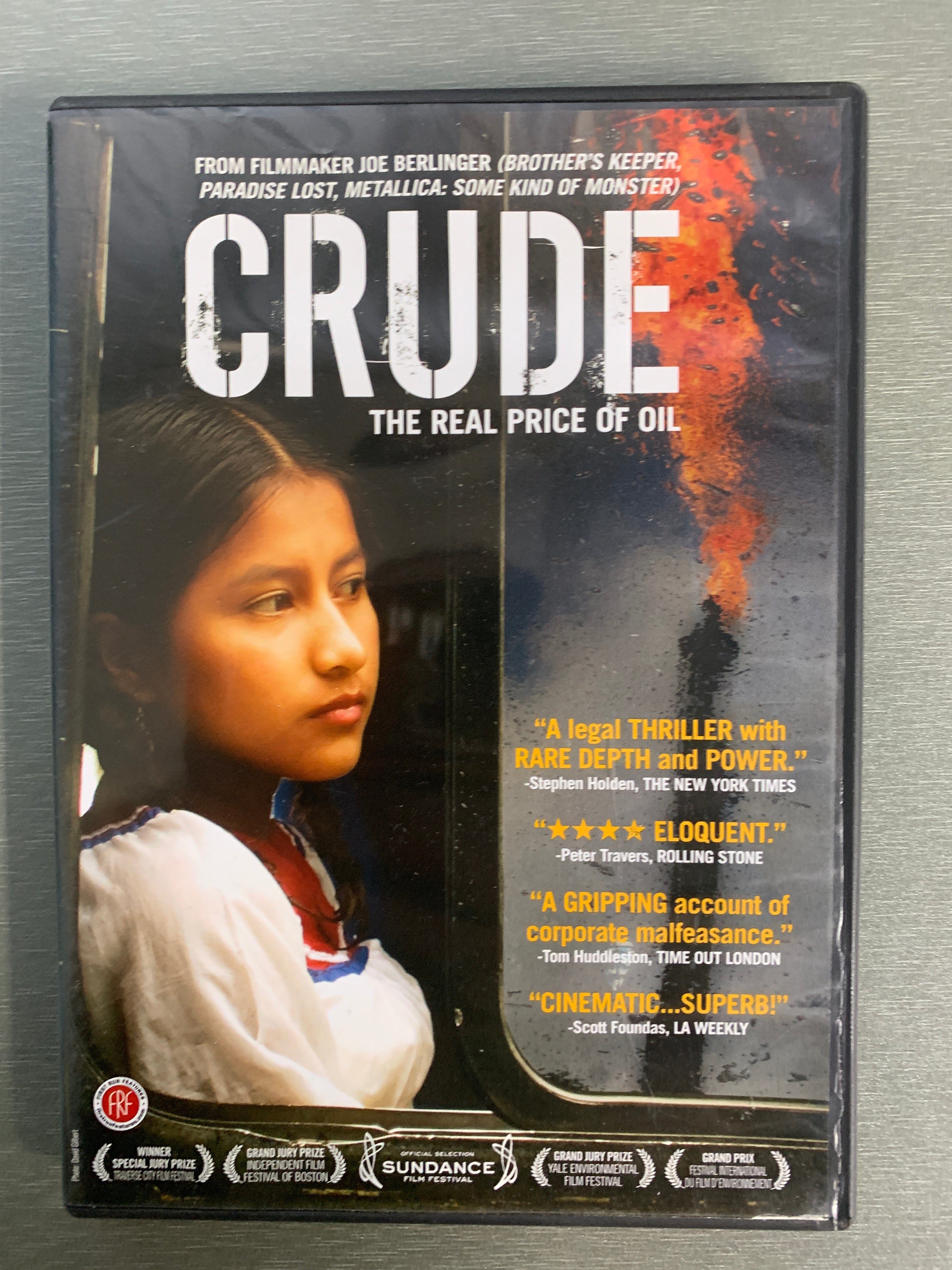 Crude: The Real Price of Oil (2009). DVD.