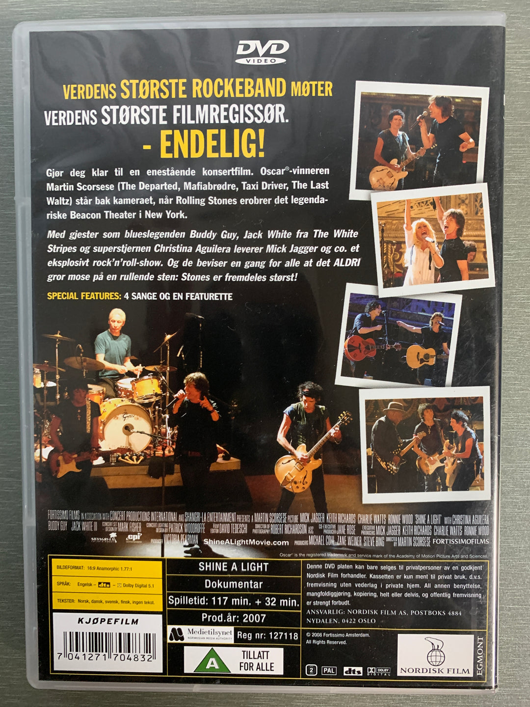 Shine a Light (2008). DVD.