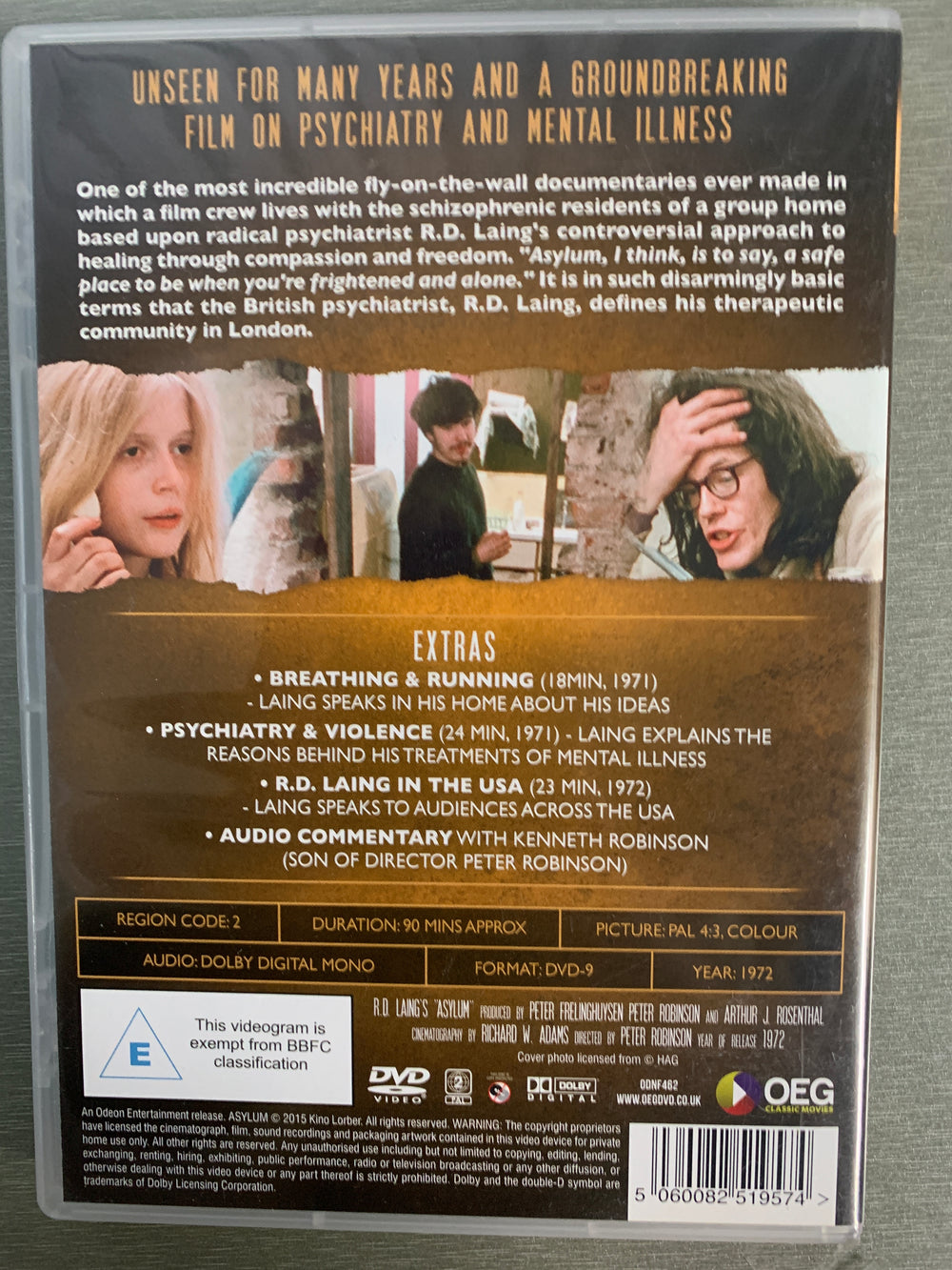 Asylum (1972). DVD.