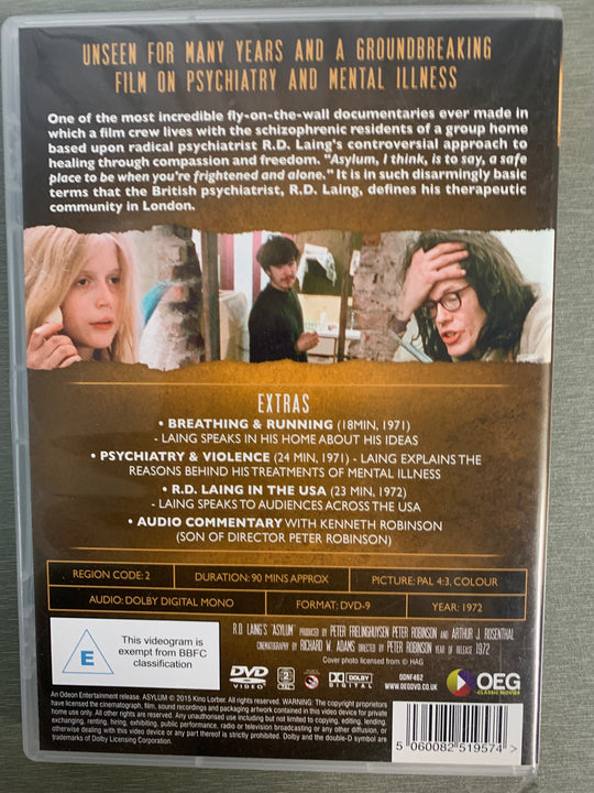 Asylum (1972). DVD.
