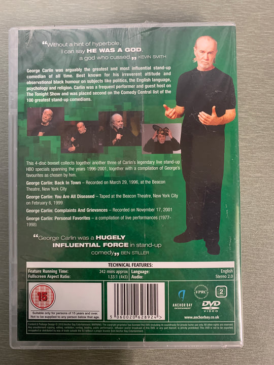 George Carlin - Live - The Very Best Of: 1996-2001. 2002. DVD.