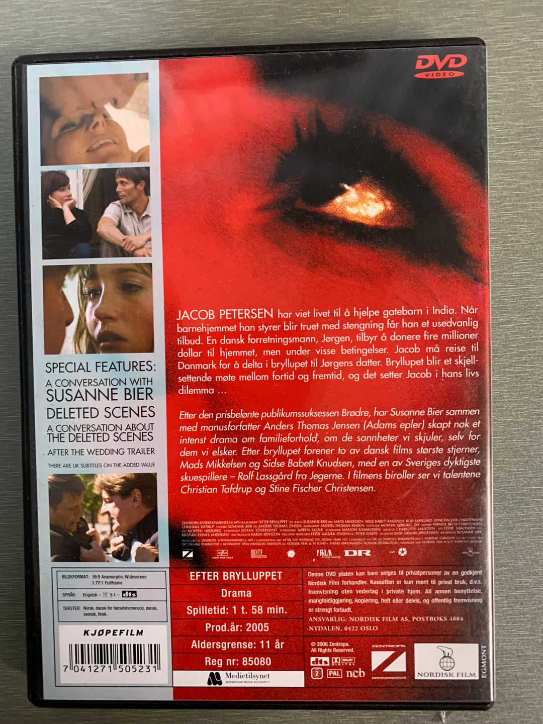Etter bryllupet. 2006. DVD.