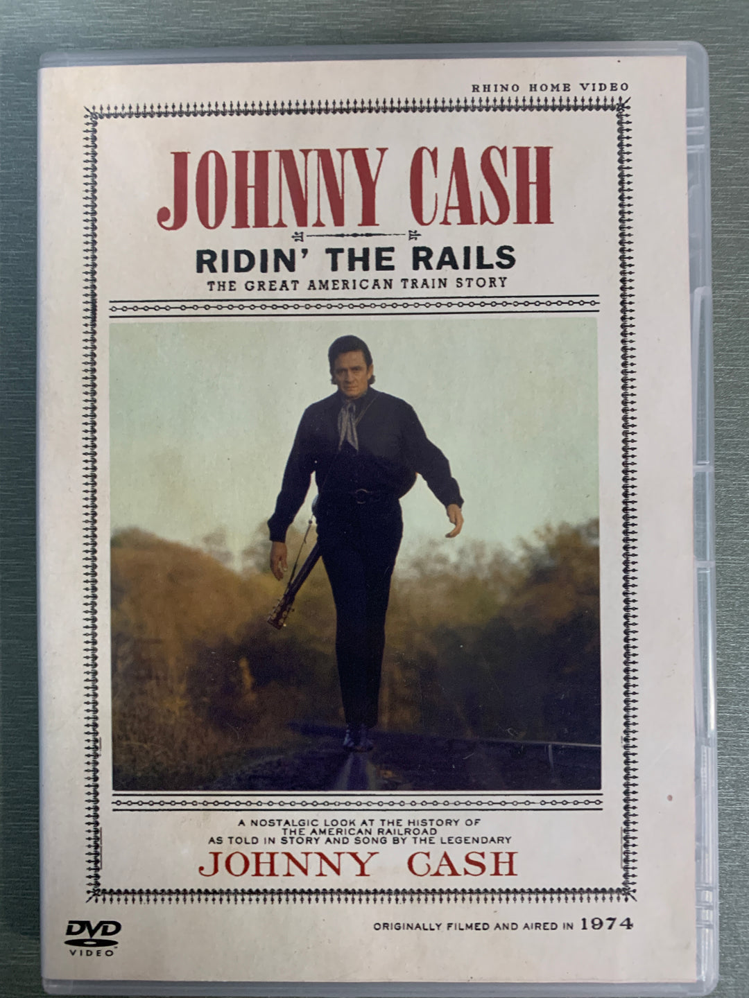 Johnny Cash - Ridin' the Rails. 1974. DVD.