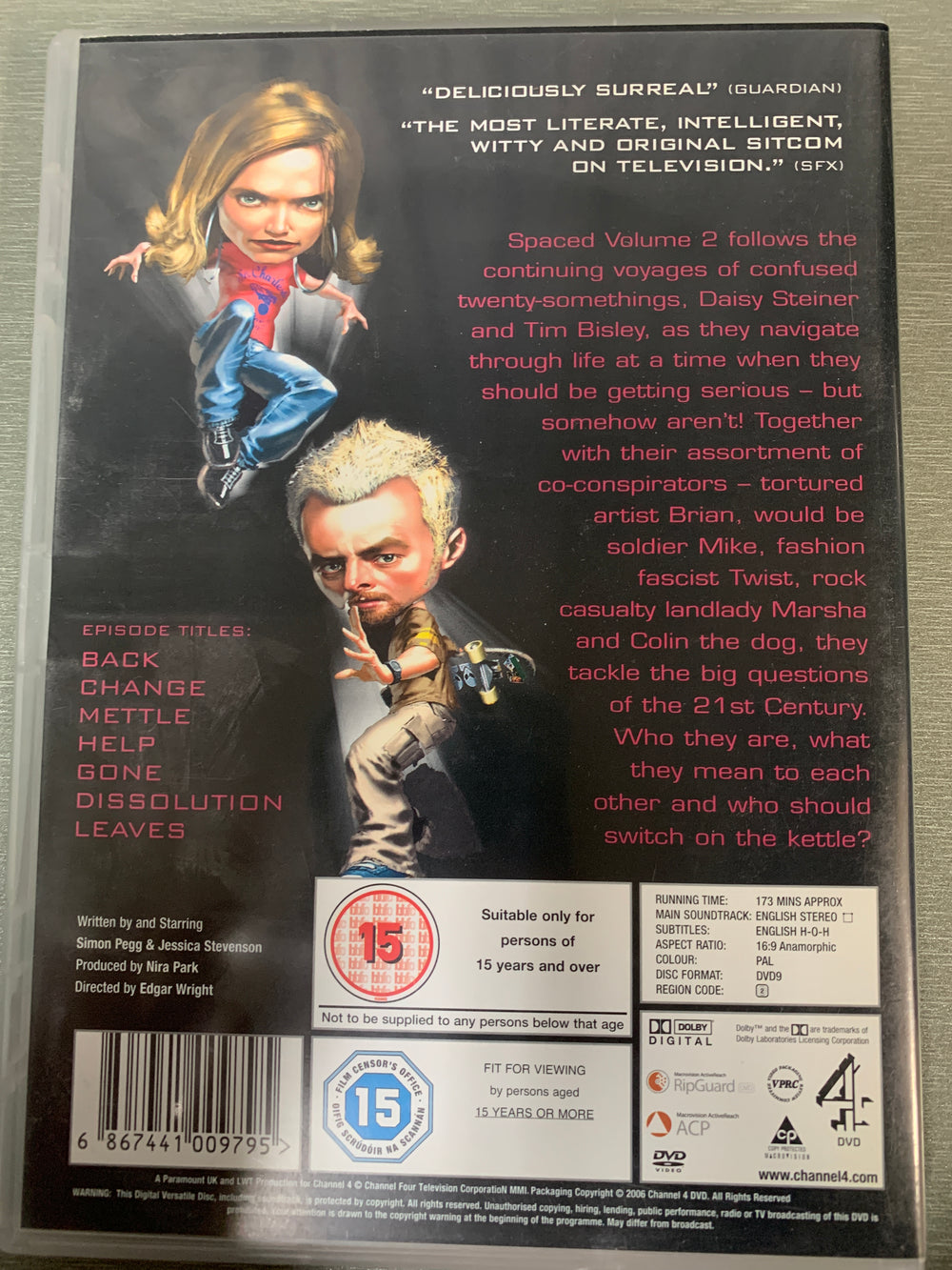 Spaced - The Complete Second Series. DVD.