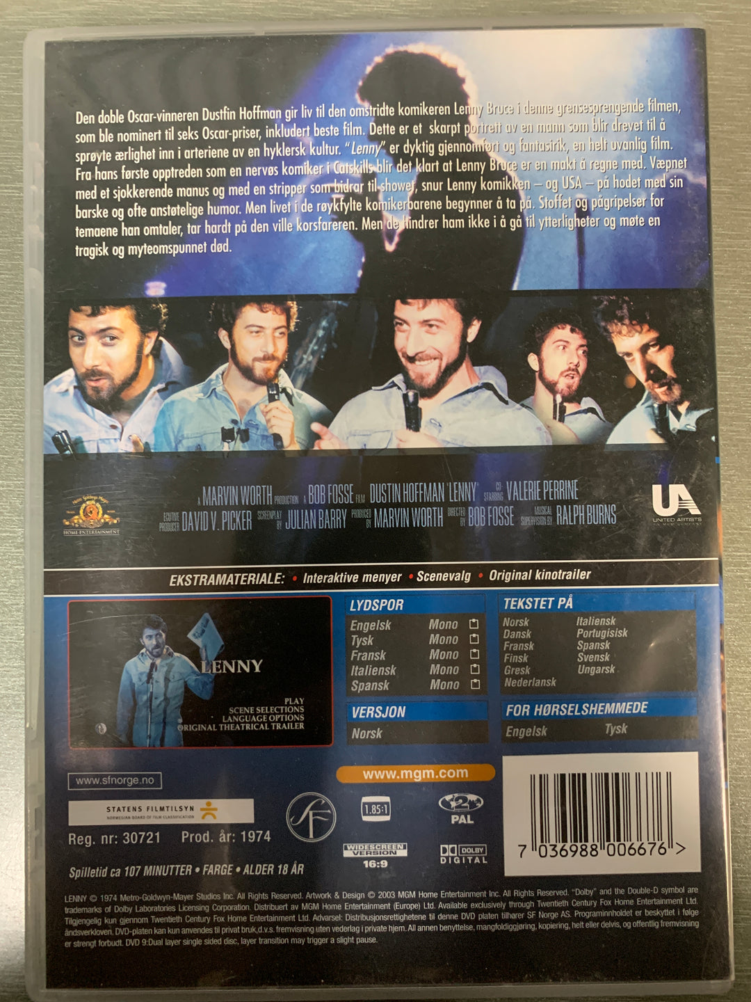 Lenny. DVD.