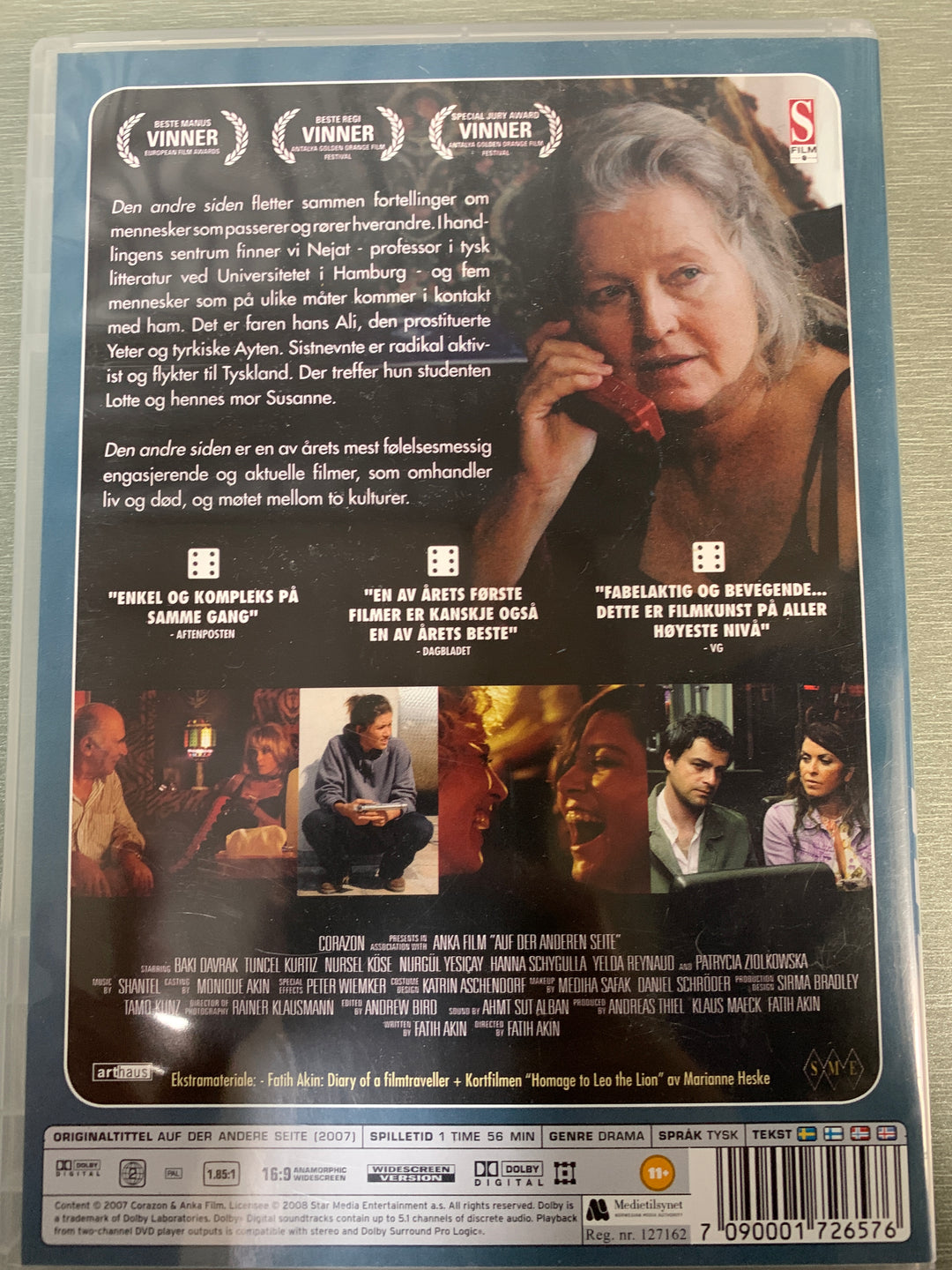 Den andre siden (Auf der anderen Seite). DVD.