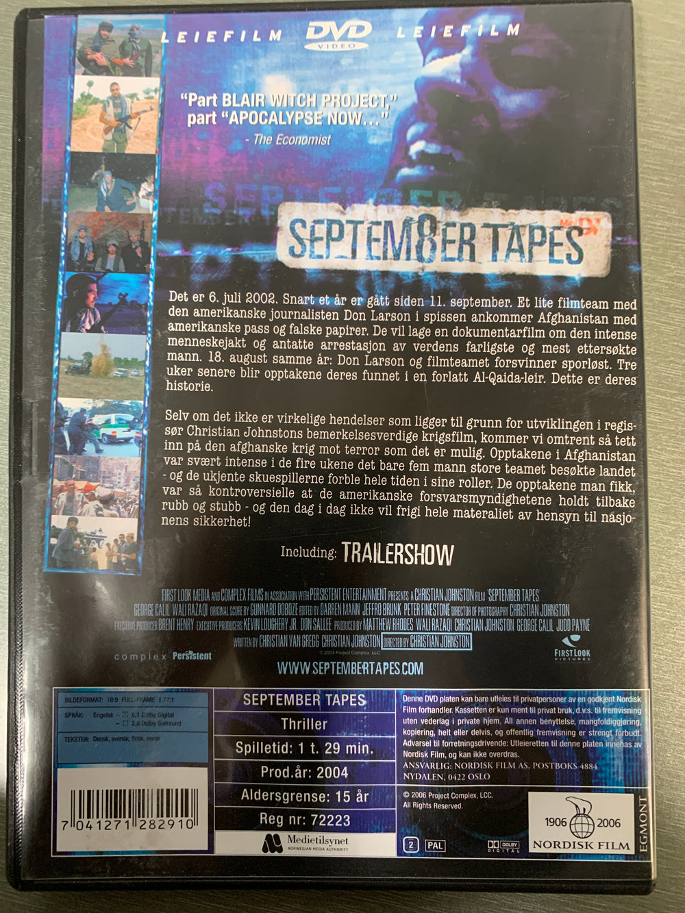 September Tapes. 2004. DVD.