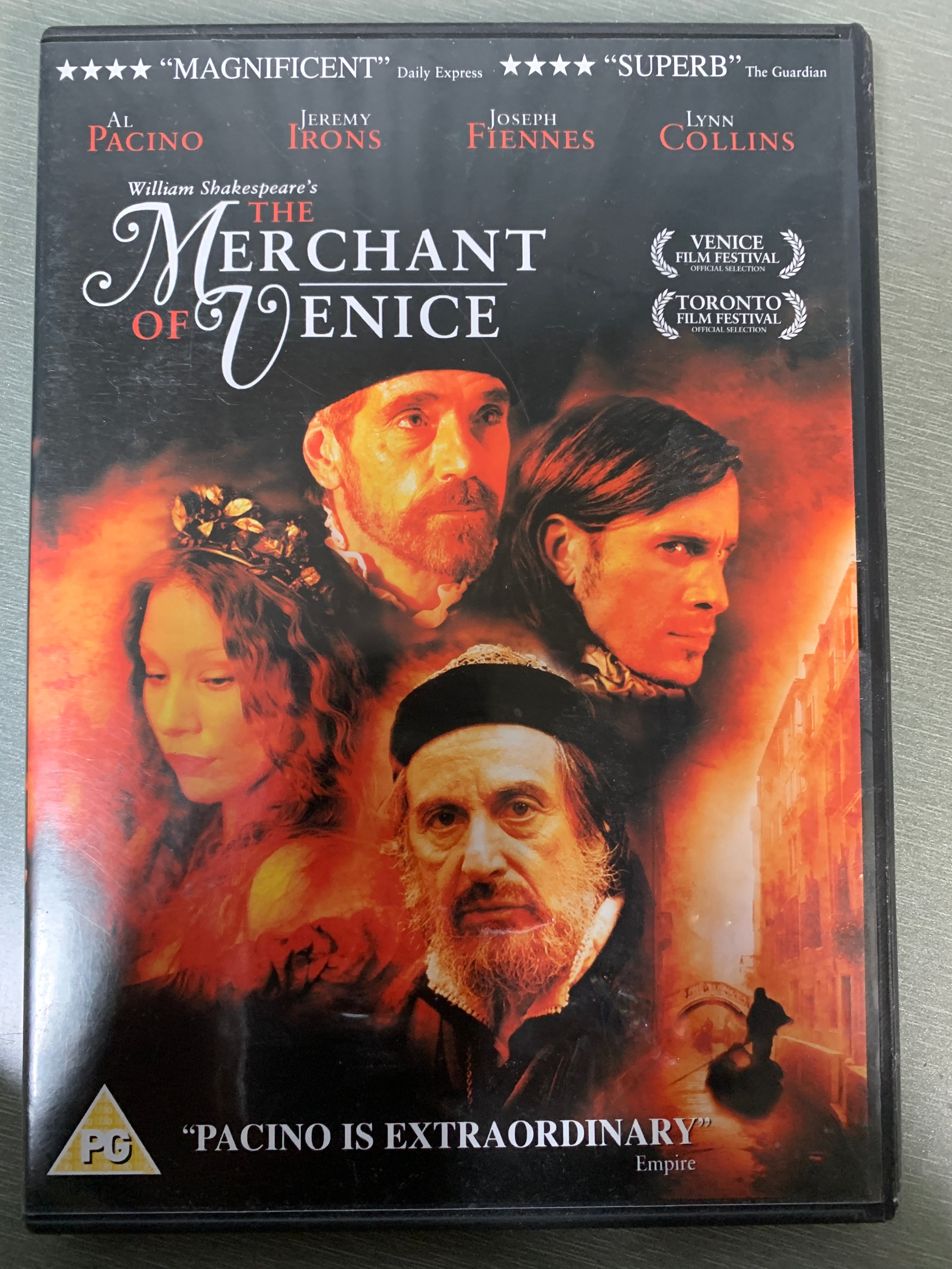 The Merchant of Venice. 2004. DVD.