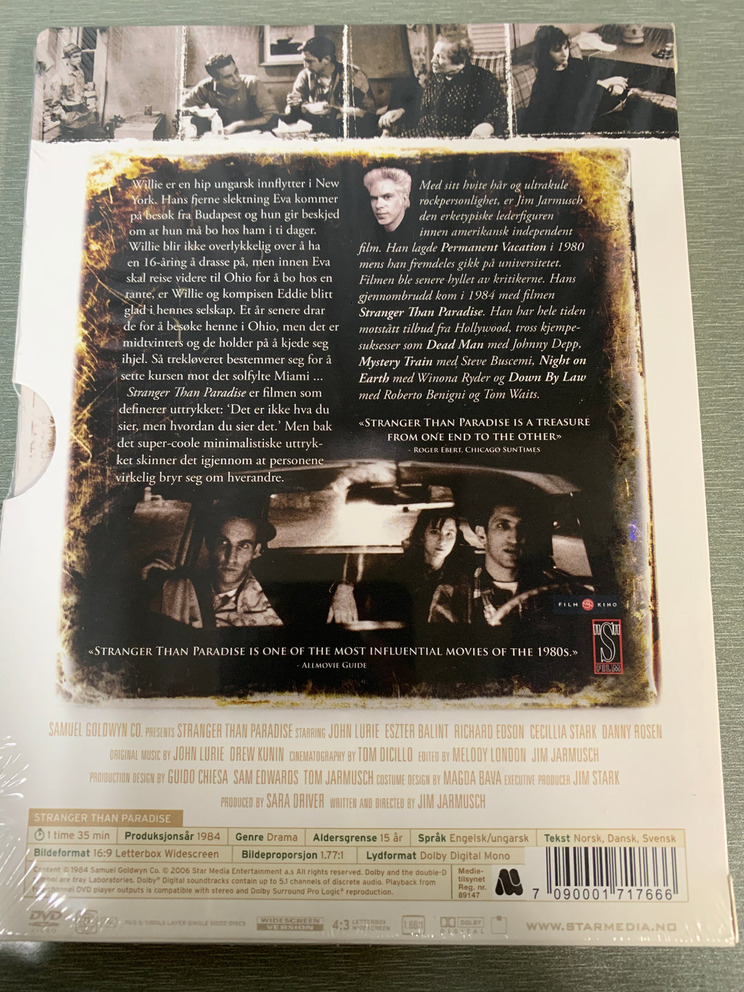Stranger Than Paradise. 1984. DVD.