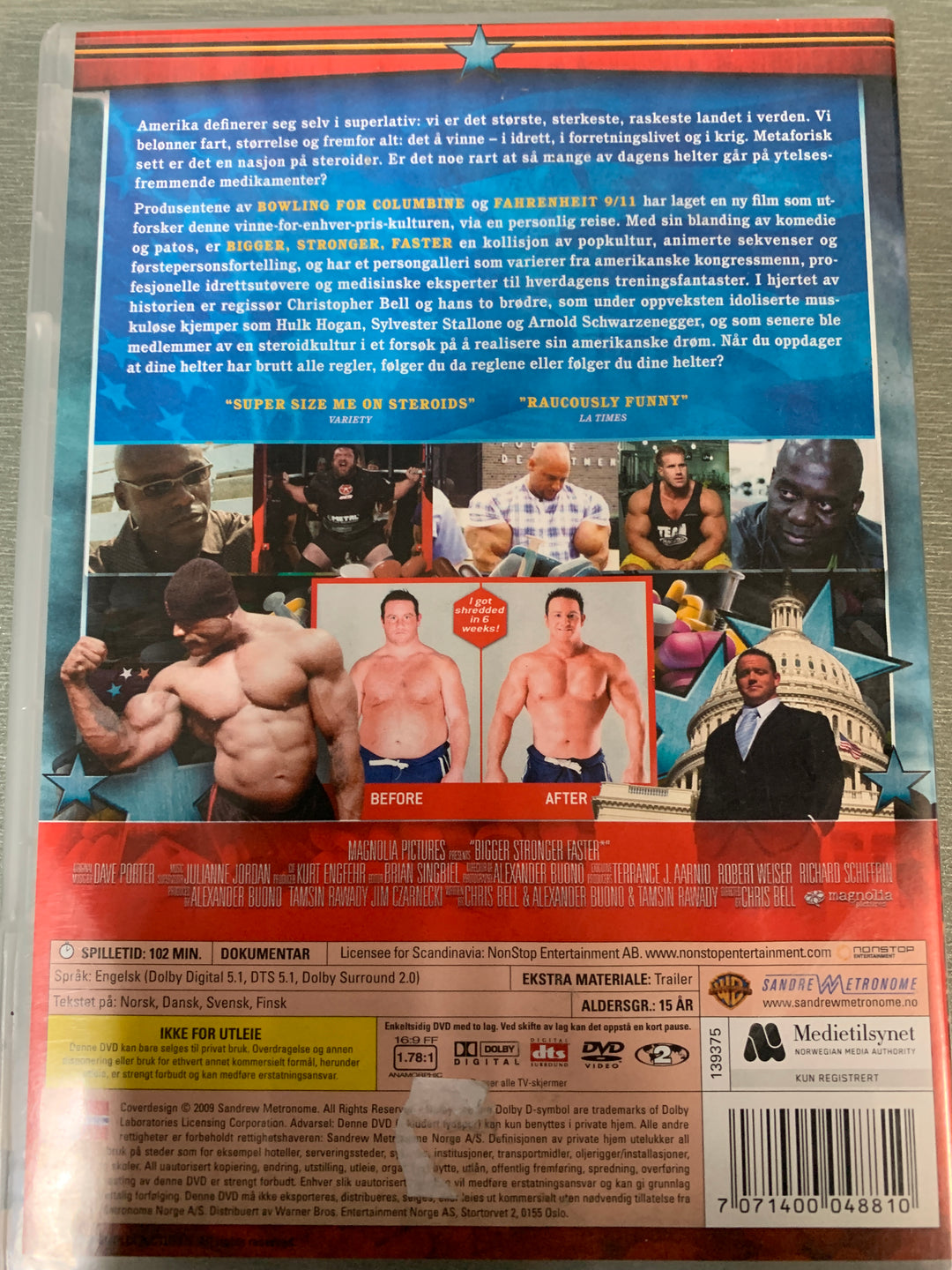 Bigger Stronger Faster*. 2008. DVD.